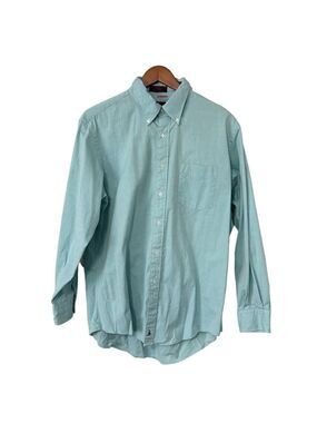 Nordstrom Classic Seafoam Green Button Down Shirt 16.5-33 Cotton